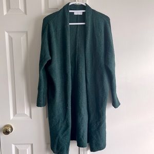 Cozy green oversized sweater